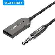 Vention USB auto prijemnik Bluetooth 5.0 USB-Ž na 3.5mm M 1.5m NAGHG crni