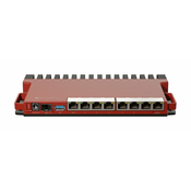Mikrotik L009UiGS-RM žicni usmjerivac 2.5 Gigabit Ethernet, Gigabit Ethernet Crveno