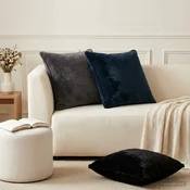 vidaXL Prevleka za blazino 2 kos HOUTEN Temno siva 60 x 60 cm