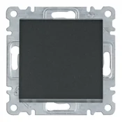 Lumina univerzalno/stopniščno stikalo črne barve WL0023