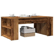 Stolic za kavu boja staro drvo 102x55x42 cm konstruirano drvo