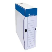 Arhivska škatla, A4, 80 mm, kartonska, VICTORIA OFFICE, bela