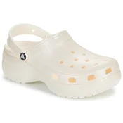 Crocs Classic Platform Glitter ClogW Bela