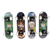 Spartan mini skateboard 50x30 cm, motivi Flame