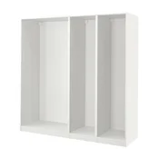 PAX 3 okviri za omaro, bela, 200x58x201 cm