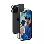 Bundle Hoops + UWF kaljeno steklo za iPhone 16 Pro, PanzerGlass