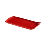 Spoon rest, ceramic, 23 x10.5cm, Burgundy - Emile Henry