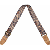 Cascha CGS-VC6 Vegan Cork Tekstilni kitarski pas Midnight Jungle