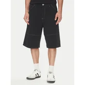 Jack & Jones Kratke hlače iz tkanine Owen 12278222 Črna Baggy Fit