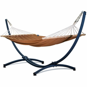 Potenza Stojalo GRANDE 220 kg + viseča mreža 220x160 ROMA XL s prečkami, karamela, premium