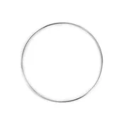Kovinski krog za lovilec sanj / za dekoracijo O25 cm - (25 cm) nikelj