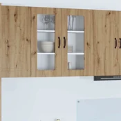 vidaXL Stenska kuhinjska omarica s polico Umetni hrast 80 x 31 x 80 cm