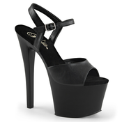Pleaser Sky-309 Blk Faux Leather/Blk Matte 40