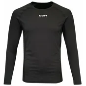 CCM  Compression LS Top Black Junior L
