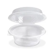 Skleda za solato (PP) Ripboxx Greens prozorna 2200ml [25 kosov]