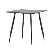 Miza Dallas 4474 Črna, 75x75x75cm, MDF plošča, Kovina