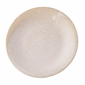 Krožnik za predjed WHITE FADE 21 cm, bež, MIJ