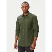 BOSS Srajca Relegant_6_M 50518304 Temno zelena Regular Fit