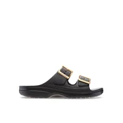 Crocs Natikači Saturday Sandal Metallic Buckle 213316 Črna