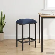 vidaXL Barski stol Modra 40 x 32 x 64 cm Inženirski les