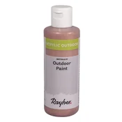 Rayher. Akrilna barva za zunanjo uporabo, kovinska, rose gold zlata, 80ml