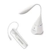 Esperanza Set Bluetooth zvučnik sa LED lampom i slušalice, Beli