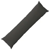 vidaXL Prevleka za blazino HEERLEN Temno siva 40 x 145 cm Blago