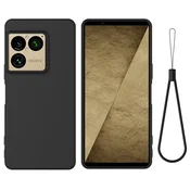 GS Ovitek za Sony Xperia 1 VIII, Silikonski Lite, črn