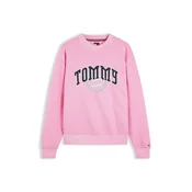 Tommy Jeans Majica Varsity Crest mornarska/turkizna/svetlo roza/bela