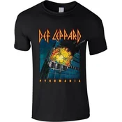 Def Leppard Majica Pyromania Unisex Black XL