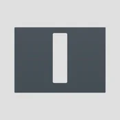 05 322 41 0000: SANIT okvir za tipko BRIGHT, steklo, antracit