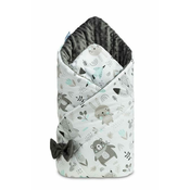 Sensillo Spalna vreča za dojenčke MINKY Flis/grafitni stožec 75x75