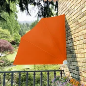 Sklopiva bocna tenda terakota 140 x 140 cm