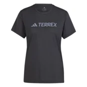 Adidas W MT LOG TECH T, ženska majica za planinarenje, crna KPI80