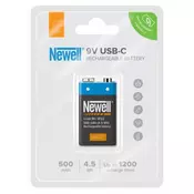 Newell 9V USB-C 500mAh polnilna baterija