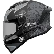 Integralna motociklisticka kaciga MT Stinger 2 Tagger B2 mat crno-siva