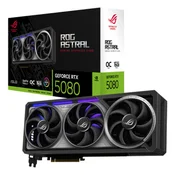 ASUS ROG Astral Gaming GeForce RTX 5080 OC 16GB GDDR7 ARGB (ROG-ASTRAL-RTX5080-O16G-GAMING) ARGB grafična kartica