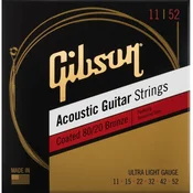Gibson Coated 80/20 Bronze 11-52 Žice za akusticnu gitaru (Kao novo)