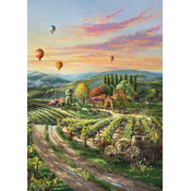 Schmidt - Puzzle Thomas Kinkade: Peaceful Valley Vineyard - 1 000 kosov