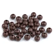 Lesene kroglice O8 mm - temno rjave (500 g)