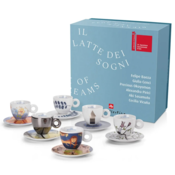 Illy BIENNALE 2022 skodelice za kapučino s krožnički 6 x 160 ml