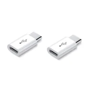 INF 2-Pack kratek adapter Android na USB-C z PD polnjenjem 5A White, (5000346892)
