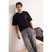 Trendyol Muška majica Tmnss26Ts00051, Crna