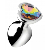 Analni čep Rainbow Heart, srednji