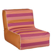 Napihljiv fotelj Novia (90x60x70 cm, roza in oranžna)