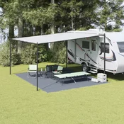 vidaXL Dodatna oprema za šotor Modro-siva Polietilen 400 x 500 cm