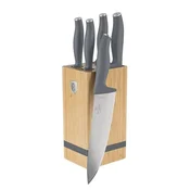 Berlingerhaus Komplet nožev s stojalom BAMBOO, 6 kosov, kolekcija Aspen