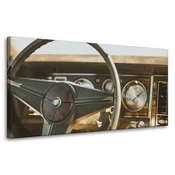 shumee Platno s tiskom starega avtomobila 80x40 cm
