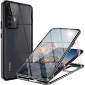 Črn MAGNETNI ovitek 360° (Xiaomi 12T/12T Pro)