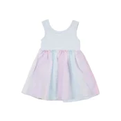 GAP Obleka pastelno modra/sliva